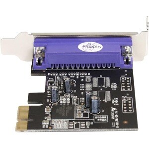1 Port PCI Express Low Profile Parallel Adapter Card - SPP/EPP/ECP Parallel Card (PEX1PLP)