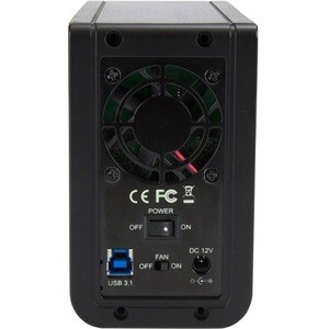 StarTech.com Caja USB 3.1 con 2 Bahías SATA de 3,5 Pulgadas - RAID con Puerto USB-C y USB-A - Caja USB Tipo C - USB 3.1 Ti