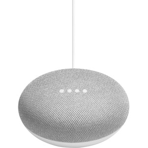 Google Home Mini Bluetooth Smart Speaker - Google Assistant Supported - Chalk - 360° Circle Sound - Wireless LAN - USB