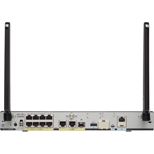 Cisco C1111-8PLTEEA Cellular Wireless Integrated Services Router - 4G - LTE 700, LTE 850, LTE 900, LTE 1500, LTE 1800, LTE