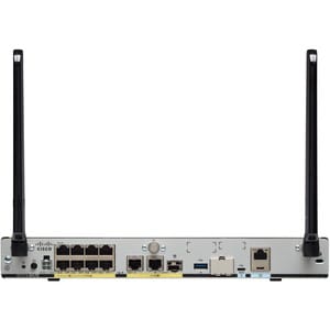 Cisco C1111-8PLTELA 2 SIM Ethernet, Cellular Modem/Wireless Router - 4G - LTE 1900, LTE 2100, LTE 700, LTE 2500, LTE 900, 