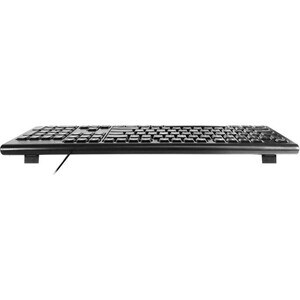 Macally Black 104 Key Full Size USB Keyboard for Mac - Cable Connectivity - USB Interface - 104 Key - Computer - Windows, 