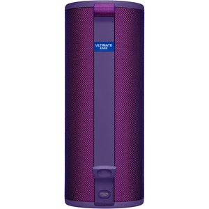 Ultimate Ears BOOM 3 Portable Bluetooth Speaker System - Ultraviolet Purple - 90 Hz to 20 kHz - 360° Circle Sound - Batter