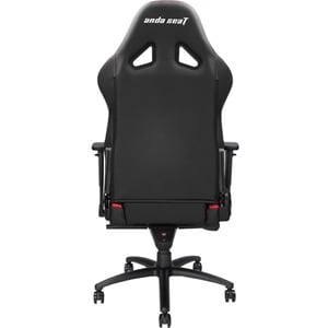 Anda Seat Spirit King AD4XL-05-BR-PV-R03 Gaming Chair - For Gaming - Foam, PVC Leather, PU Leather - Black, Red