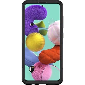 OtterBox Commuter Case for Samsung Galaxy A51 Smartphone - Black - Drop Resistant, Bump Resistant, Impact Absorbing - Synt