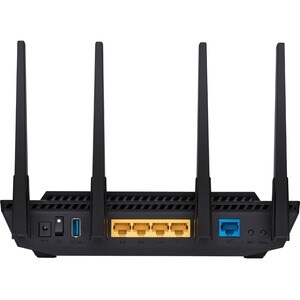 Asus RT-AX58U IEEE 802.11ax Ethernet Wireless Router - 2.40 GHz ISM Band - 5 GHz UNII Band - 4 x Antenna(4 x External) - 3