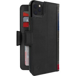 Twelve South BookBook vol. 2 Carrying Case (Wallet) Apple iPhone 12 Smartphone - Black - Stain Resistant, Scratch Resistan