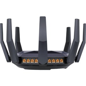 Asus RT-AX89X IEEE 802.11ax Ethernet Wireless Router - 2.40 GHz ISM Band - 5 GHz UNII Band - 8 x Antenna(8 x External) - 7