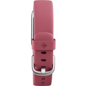 Fitbit Luxe Smart Band - Orchid, Platinum Stainless Steel - Stainless Steel Case - Silicone Band - Text Messaging, Phone, 
