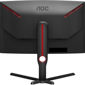AOC CQ27G3S 68.6 cm (27") WQHD Curved Screen LED Gaming LCD Monitor - 16:9 - Black, Red - 685.80 mm Class - Vertical Align