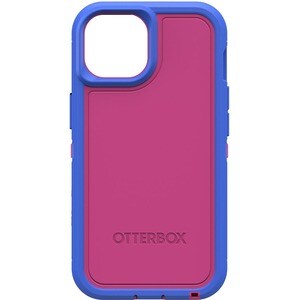 OtterBox Defender Series XT Rugged Carrying Case Apple iPhone 14, iPhone 13 Smartphone - Blooming Lotus (Pink) - Bump Resi