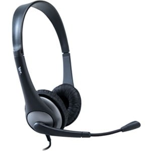 Cyber Acoustics AC-204 Headset - Stereo - Wired - 20 Hz - 20 kHz - Over-the-head - Binaural - Semi-open - 7 ft Cable - Noi