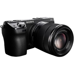 Sony alpha NEX-7 24.3 Megapixel Mirrorless Camera with Lens - 0.71" - 2.17" - Black - CMOS Sensor - 3"LCD - 3.1x Optical Z