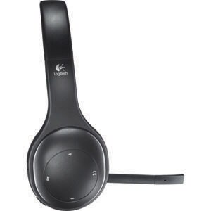 Logitech H800 Wireless Over-the-head Stereo Headset - Black - Binaural - Ear-cup - 1200 cm - Bluetooth - Noise Cancelling 