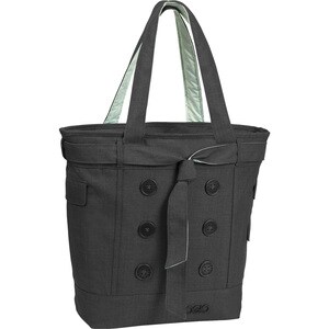 Ogio Hamptons Carrying Case (Tote) for 15" Apple iPad Notebook - Black - Poly, Polyester, Metal Body - Fleece Interior Mat