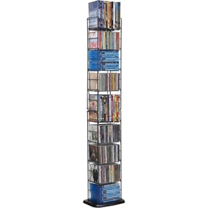 Atlantic Media Tower For 153 CD or 72 DVD - 153 x CD, 72 x DVD, 94 x Blu-ray, 94 x Video Game Console - 8 Compartment(s) -