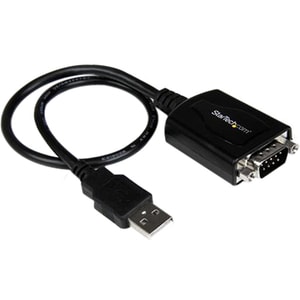 StarTech.com Cable .3m USB a Puerto Serial Serie RS232 DB9 con Retención del Puerto de Asignación COM - Extremo prinicpal: