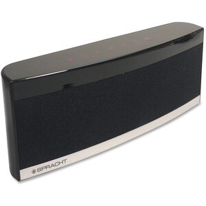 Spracht BluNote PRO 2.0 Portable Bluetooth Speaker System - 4.4 W RMS - Black - Bluetooth - Microphone, Passive Radiator, 