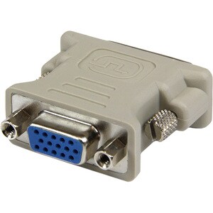 StarTech.com Display adapter - DVI-I (M) - HD-15 (F) - 1 x HD-15 Female Serial - 1 x DVI-I Male Video - Beige