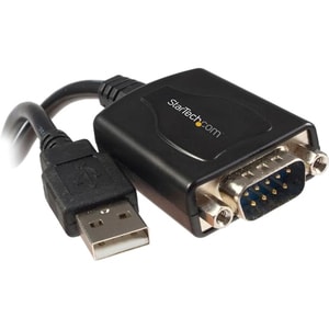 StarTech.com USB to Serial Adapter - 1 Port - COM Port Retention - Texas Instruments TIUSB3410 - USB to RS232 Adapter Cabl