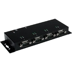 StarTech.com Serial Hub - Wall Mountable - 1 Pack - TAA Compliant - USB - PC, Mac, Linux - 4 x Number of Serial Ports Exte