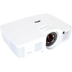 Optoma EH200ST Full 3D 1080p 3000 Lumen DLP Short Throw Projector with 20,000:1 Contrast Ratio and MHL Enabled - 1920 x 10