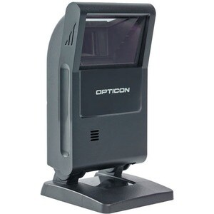 Opticon M-10 Desktop Barcode Scanner - Cable Connectivity - Black - 1D, 2D - CMOS