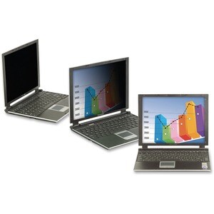 3M Privacy Filter Black, Matte - For 12.5" Widescreen LCD Notebook - 16:9 - Scratch Resistant, Fingerprint Resistant, Dust