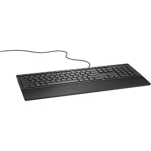 Dell KB216 Keyboard - Cable Connectivity - USB Interface - German - QWERTZ Layout - Black - Desktop Computer, Notebook
