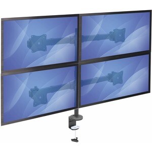 StarTech.com Brazo de Escritorio Articulado para Soporte de 4 Monitores - Mástil de Soporte para 4 Pantallas VESA de hasta