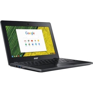 Acer C771T-C1WS 11.6" Touchscreen Chromebook - 1366 x 768 - Celeron 3855U - 4 GB RAM - 32 GB Flash Memory - Chrome OS - In