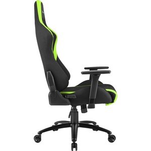 Sharkoon SKILLER SGS2 Gaming Chair - Foam, Polyurethane Foam, Steel, Fabric - Green, Black