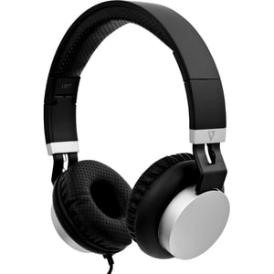 V7 HA601-3EP Wired Over-the-head Stereo Headset - Black, Silver - Binaural - Circumaural - 32 Ohm - 20 Hz to 20 kHz - 180 