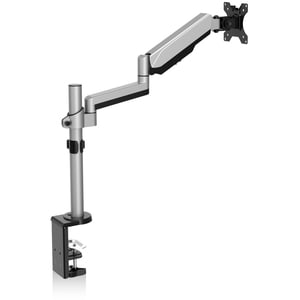 V7 DM1TA-1E Desk Mount for Monitor - Silver - 1 Display(s) Supported - 81.3 cm (32") Screen Support - 8 kg Load Capacity