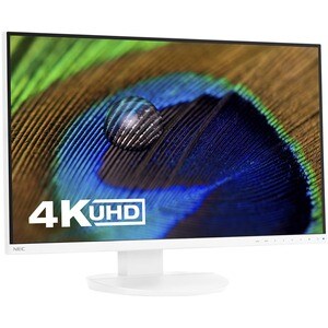 NEC Display MultiSync EA271U 68.6 cm (27") 4K UHD WLED LCD Monitor - 16:9 - White, Black - 685.80 mm Class - 3840 x 2160 -
