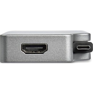 StarTech.com USB C Multiport Video Adapter - 4K 60Hz UHD Portable 5-in-1 USB Type C to HDMI 2.0, mDP, VGA or DVI, PD 3.0, 