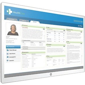 Monitor LCD HP HC271 68,6 cm (27") QHD LED - 16:9 - Bianco - 685,80 mm Class - 2560 x 1440 - 350 cd/m² - 12 ms GTG - HDMI 