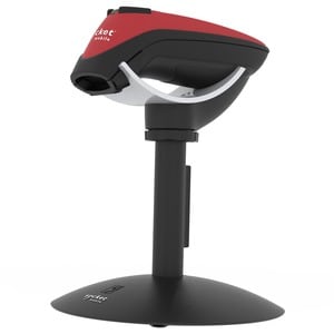 Socket Mobile DuraScan® D740, Universal Barcode Scanner, Red & Charging Stand - Wireless Connectivity - 19.50" Scan Distan