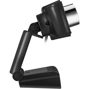 Adesso CyberTrack CyberTrack H3 Webcam - 1.3 Megapixel - 30 fps - Black, Red - USB 2.0 - 1280 x 720 Video - CMOS Sensor - 