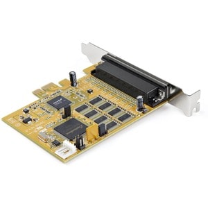 StarTech.com Tarjeta Adaptadora PCI Express Serie de 8 Puertos RS232 - DB9 UART16C1050 - Protección ESD de 15kV - Win Linu