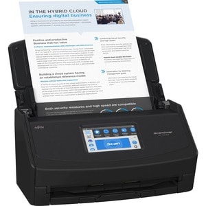 Fujitsu ScanSnap iX1600 Large Format ADF Scanner - 600 dpi Optical - 40 ppm (Mono) - 40 ppm (Color) - PC Free Scanning - D