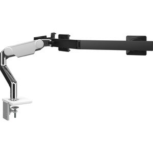 Pinza de montaje Humanscale M10CMWB3B para Monitor - Aluminio Pulido, Blanco - 3 Pantalla(s) admitidas - 21.77kg Capacidad