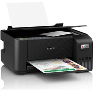 Epson EcoTank L3250 Wireless Inkjet Multifunction Printer - Colour - Black - Copier/Printer/Scanner - 33 ppm Mono/15 ppm C