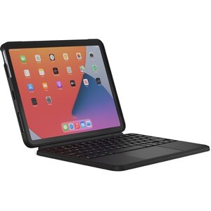 Brydge Air MAX+ Keyboard - Wireless Connectivity - Bluetooth - USB Type C Interface - iPad Air, iPad Pro - Trackpoint - Black