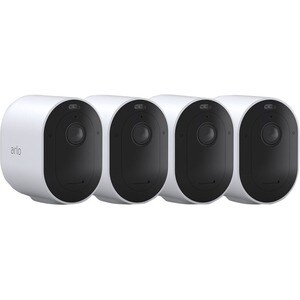 Arlo Pro 4 4 Megapixel Indoor/Outdoor 2K Network Camera - Colour - 4 Pack - Infrared Night Vision - H.264, H.265 - 2560 x 