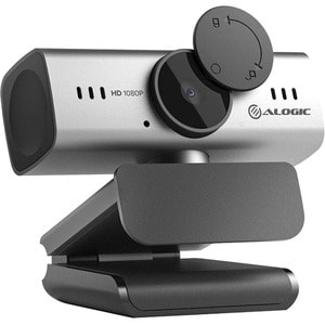 Alogic A09 Webcam - 2 Megapixel - 30 fps - Silver, Black - USB Type A - 1 Pack(s) - 1920 x 1080 Video - CMOS Sensor - Auto