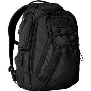 Ogio Renegade Pro Carrying Case (Backpack) for 17" Notebook - Black - Water Resistant - 1680D Ballistic Fabric, 600D Ripst