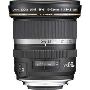Canon - 10 mm to 22 mm - f/4.5 - Ultra Wide Angle Zoom Lens for Canon EF-S - Designed for Digital Camera - 77 mm Attachmen