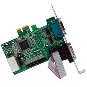 StarTech.com 2S1P Native PCI Express Parallel Serial Combo Card with 16550 UART - PCIe 2x Serial 1x Parallel RS232 Adapter