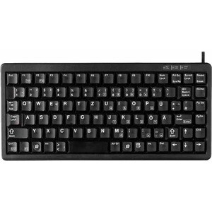 Compact Keyboard 83 Keys Lasered Black USB/PS2 Combo